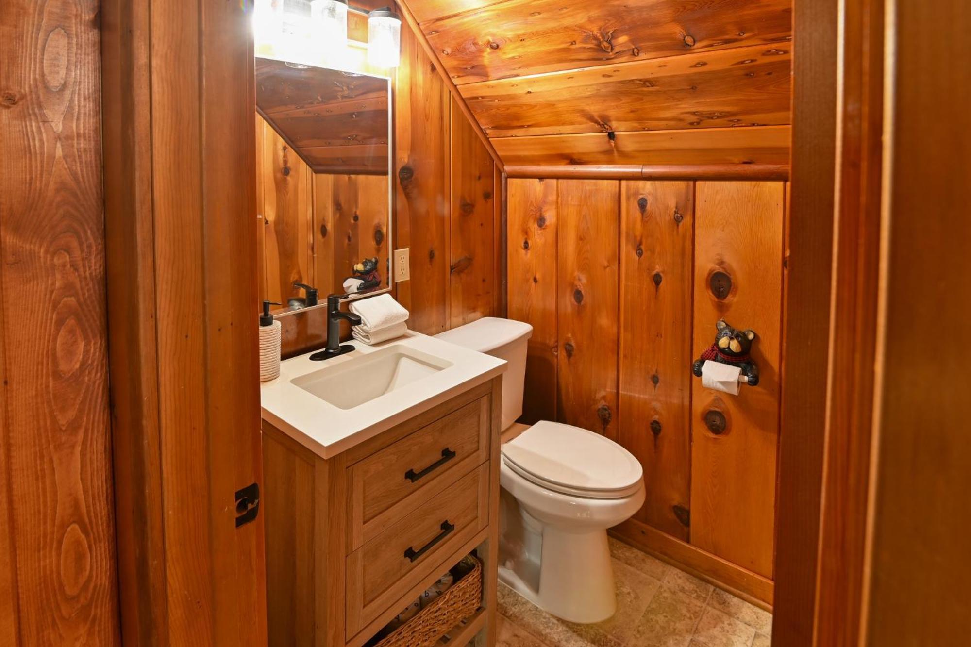 Harris Lakeview Cabin บาสเลค ภายนอก รูปภาพ