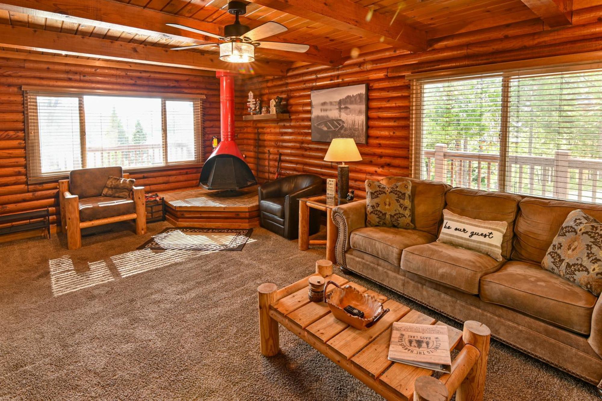 Harris Lakeview Cabin บาสเลค ภายนอก รูปภาพ